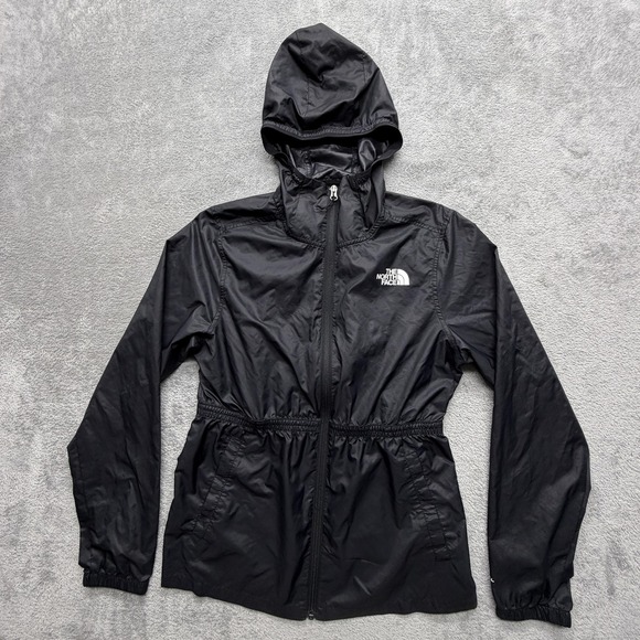 The North Face Jackets & Blazers - The North Face Jacket Womens M Black Windbreaker Hooded Lightweight Pockets